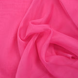 100% plain pink silk muslin