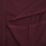 100% plain wine-colored silk muslin