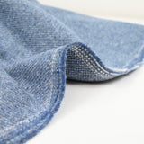 Sergé de laine et cachemire denim