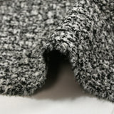Maille jacquard laine mélangée évasion noir et blanc