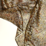 Seda devorada lanzada leopardo dorado
