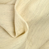 Laine et coton doupionné beige