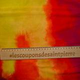 Maille de viscose imprimé poudre multicolore