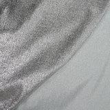 Maille viscose lurex argent fond gris