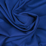 Crêpe sergé de polyester lourd bleu roi
