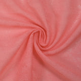 Gaze de polyester dévorée rose corail