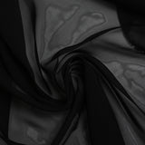Mousseline cupro noir
