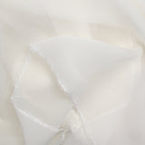 Mousseline cupro blanc cassé
