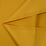 Polyester uni moutarde