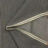 Jean's coton Pierre rayé noir et écru