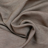 Polyviscose tissée-teinte sergée marron et blanc