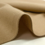 Beige 100% wool flannel