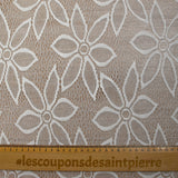 Dentelle polyester Camila blanc cassé