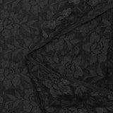 Dentelle polyester Élodie noir
