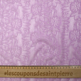 Dentelle polyester Valentina lilas