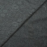 Dentelle polyester Noémie gris foncé