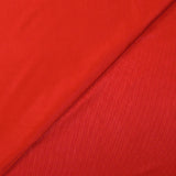 Maille de viscose satinée rouge
