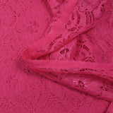 Dentelle polyester Rosalie rose bonbon