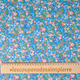 Coton Liberty ® Hedgerow bleu au mètre