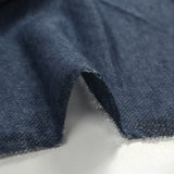 Fine heather blue polyviscose knitted knit
