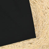 Jersey de viscose côtelé bord-côte Lucie noir