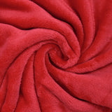 Polaire doudou Clara rouge fraise
