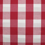 Coton Vichy 50mm rouge