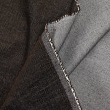 Velours côtelé polycoton 1 mm brun