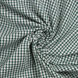 Algodón Vichy 3 mm de color verde oscuro