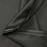 Tejido de traje sarga mezcla lana negro y gris