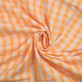 Coton Vichy 9mm abricot