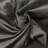 Pana de algodón gris oscuro de 3 mm.