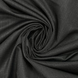 Fancy silver gray wool blend suit fabric with black background