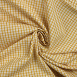 Coton Vichy 3mm moutarde