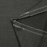 Light gray fantasy wool blend suit fabric with black background