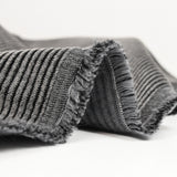 Pana de algodón gris oscuro de 3 mm.