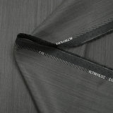 Tissu tailleur laine mélangée fantaisie gris clair fond anthracite