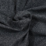 Mezcla de lana gris jaspeado cepillado