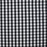 Coton Vichy 9mm noir