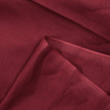 100% Lin cerise