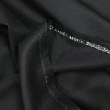Tejido de traje negro antracita mezcla lana