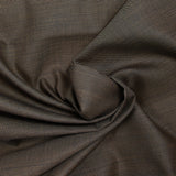 Camel and navy Oxford wool blend suit fabric