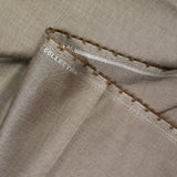 Tissu tailleur laine mélangée oxford café