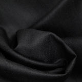 Black chevron wool blend suit fabric