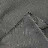 Velours côtelé 100% coton gris argent