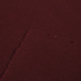 100% Cashmere Borgoña de doble lado por metro