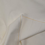 Velours côtelé 100% coton 3 mm blanc cassé
