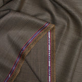 Tissu tailleur laine mélangée fantaisie beige et marine