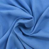Voile de viscose jacquard satiné Sana bleu bleuet