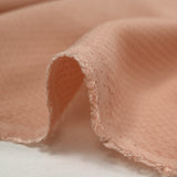 Voile de viscose jacquard satiné Sana blush
